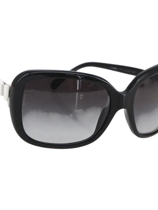 CHANEL Ribbon COCO Mark Sunglasses plastic Black 5171 CC Auth 161697 main image 4